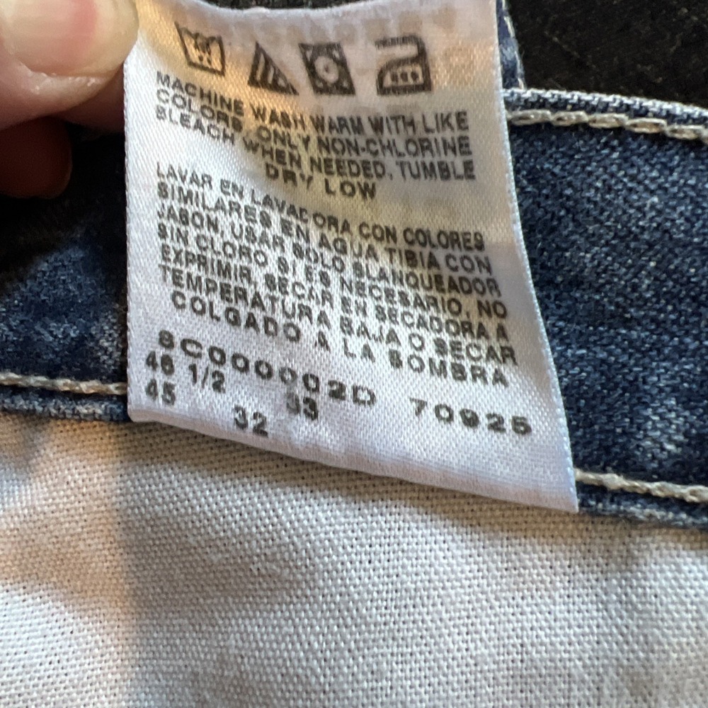 Vintage Y2K Lee Dungarees Carpenter Jeans Tag Size 44x32 (44x31) VF Jeanswear - Picture 9 of 16